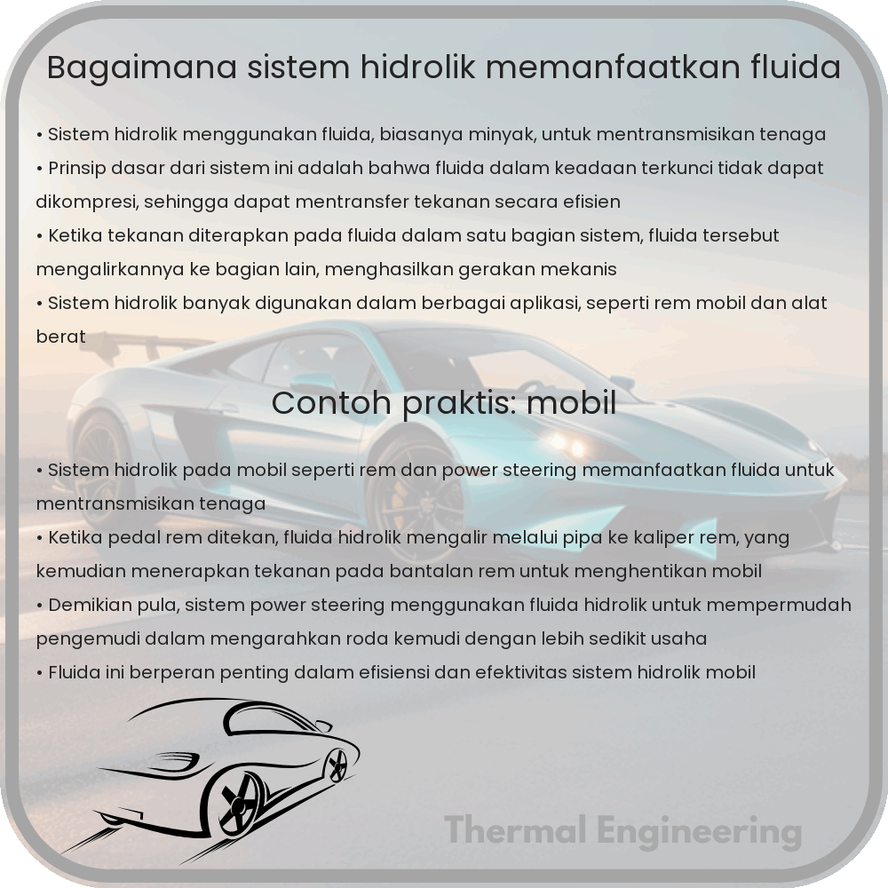 Bagaimana Sistem Hidrolik Memanfaatkan Fluida?