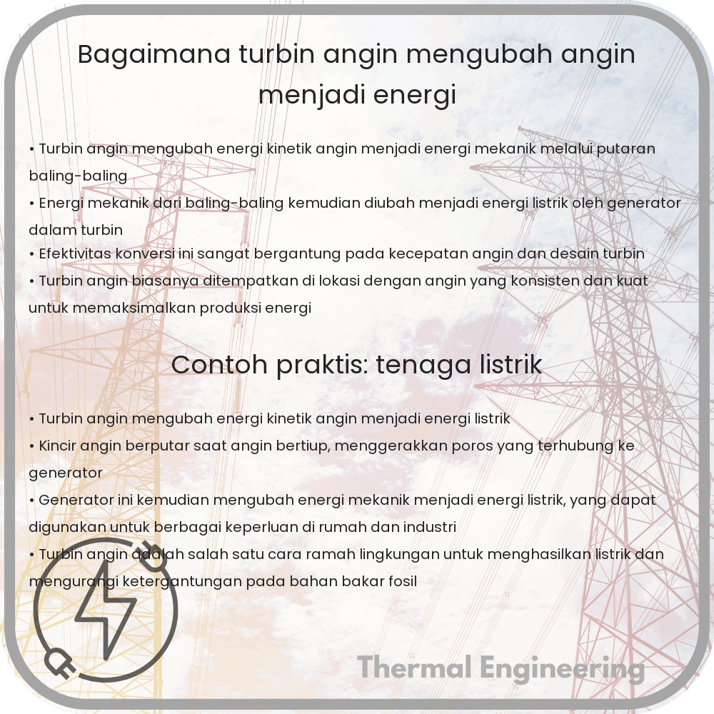 Bagaimana Turbin Angin Mengubah Angin Menjadi Energi