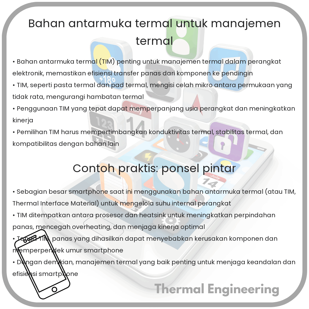 Bahan Antarmuka Termal untuk Manajemen Termal