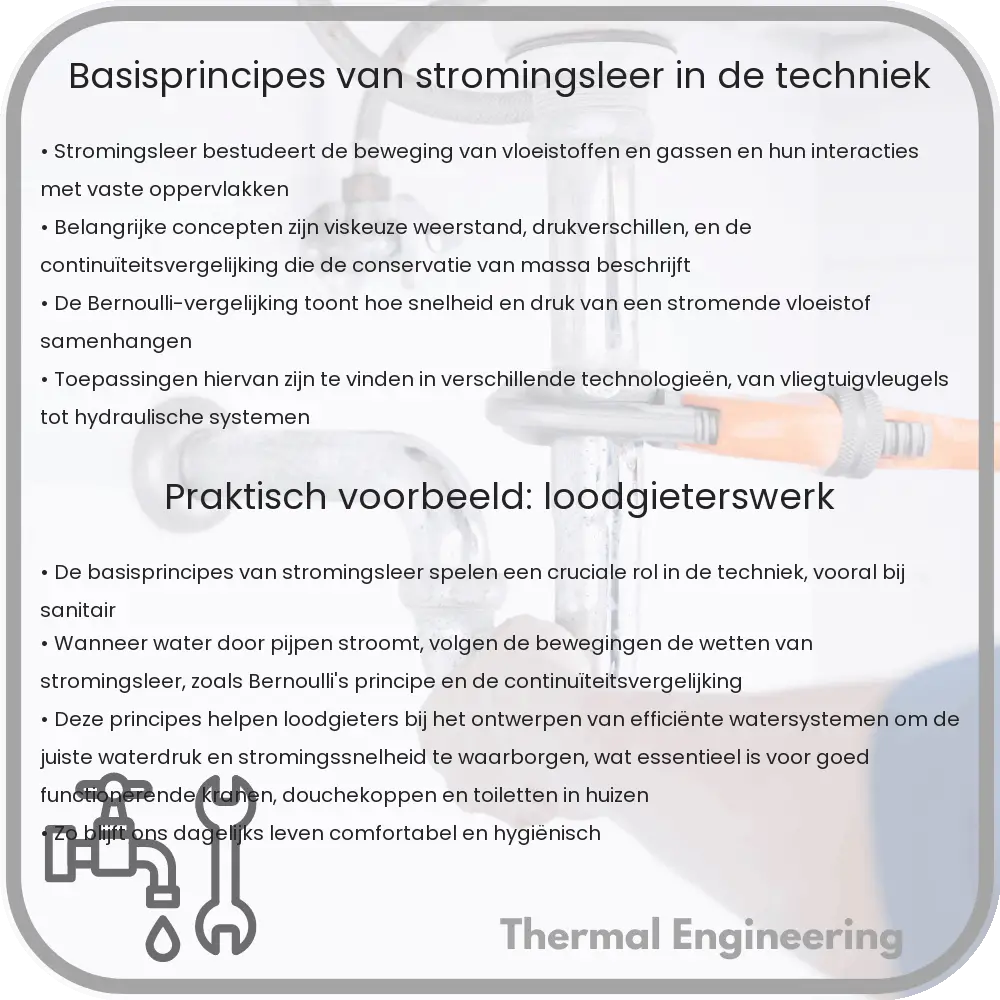 Basisprincipes van Stromingsleer in de Techniek