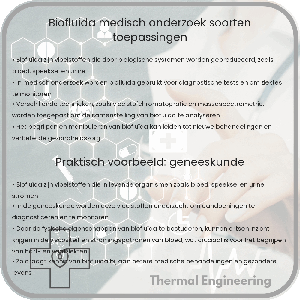 Biofluïda | Medisch Onderzoek, Soorten & Toepassingen