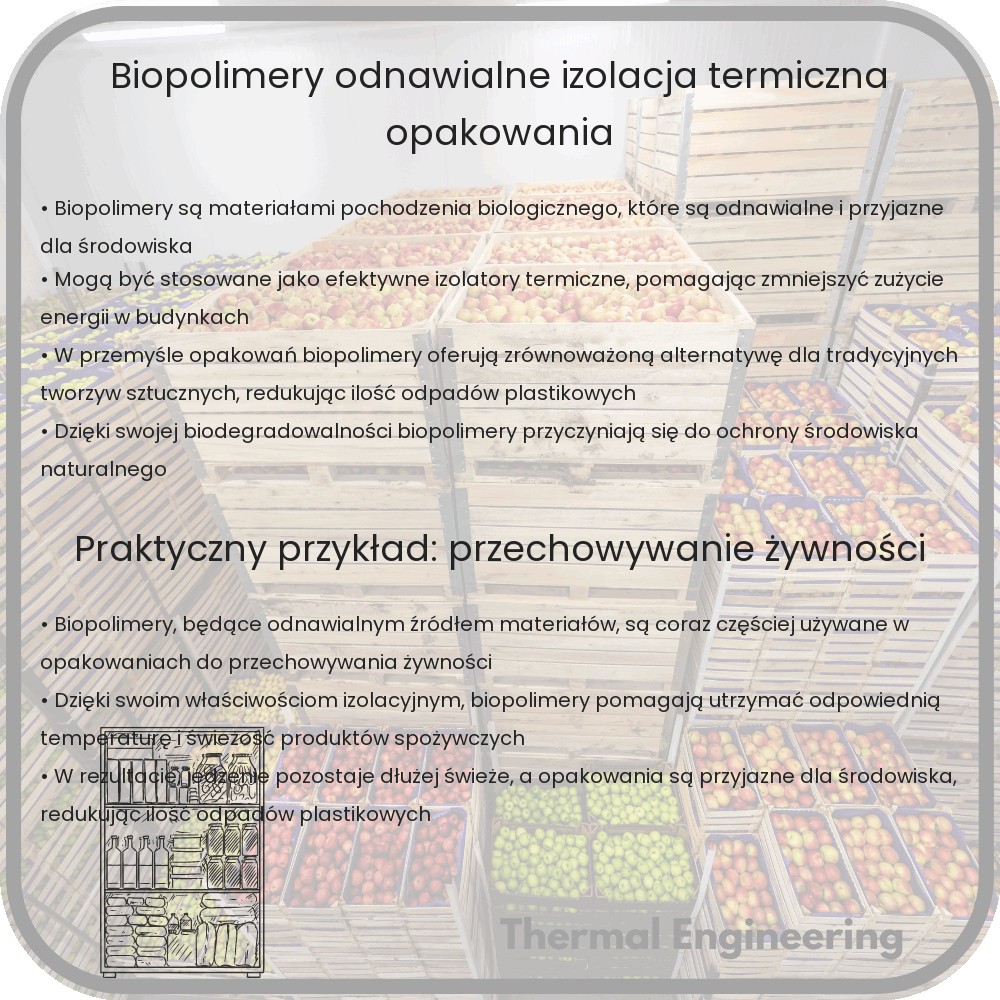 Biopolimery | Odnawialne, Izolacja Termiczna, Opakowania