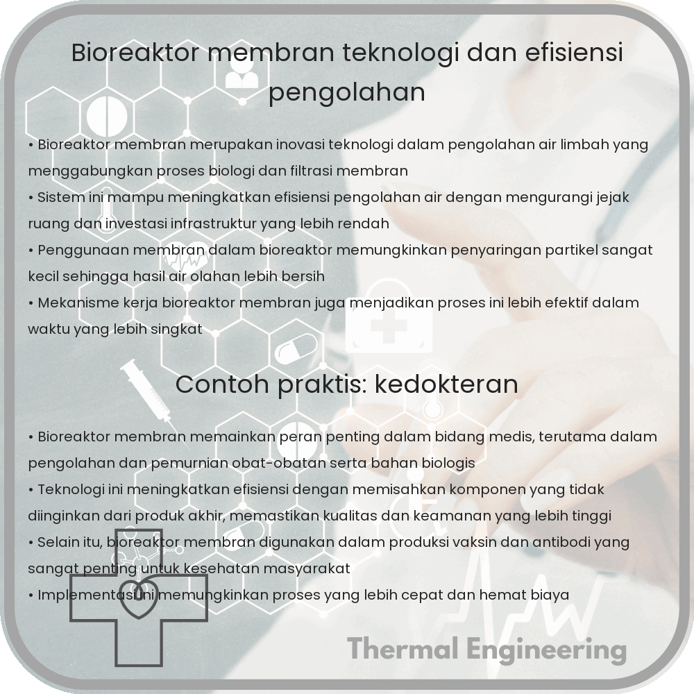 Bioreaktor Membran | Teknologi dan Efisiensi Pengolahan
