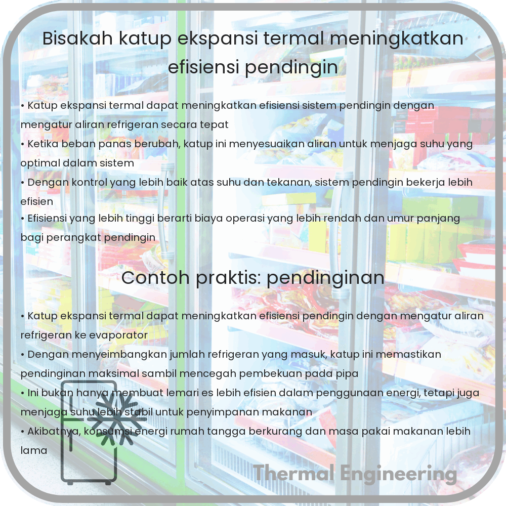 Bisakah Katup Ekspansi Termal Meningkatkan Efisiensi Pendingin?