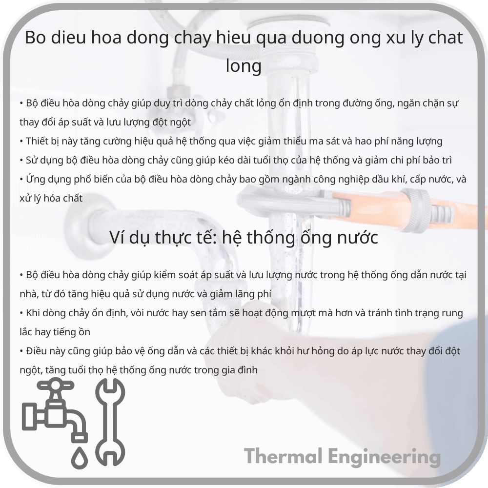 Bộ Điều Hòa Dòng Chảy | Hiệu Quả Đường Ống & Xử Lý Chất Lỏng