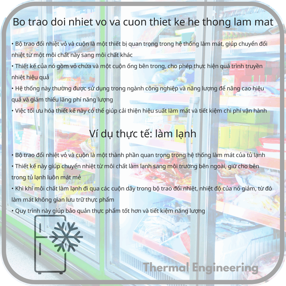 Bộ Trao Đổi Nhiệt Vỏ Và Cuộn | Thiết Kế, Hệ Thống Làm Mát