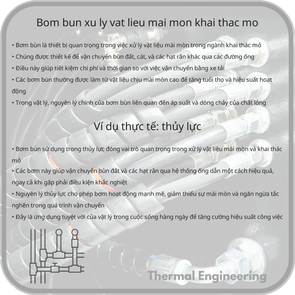 Bơm Bùn | Xử Lý Vật Liệu Mài Mòn & Khai Thác Mỏ