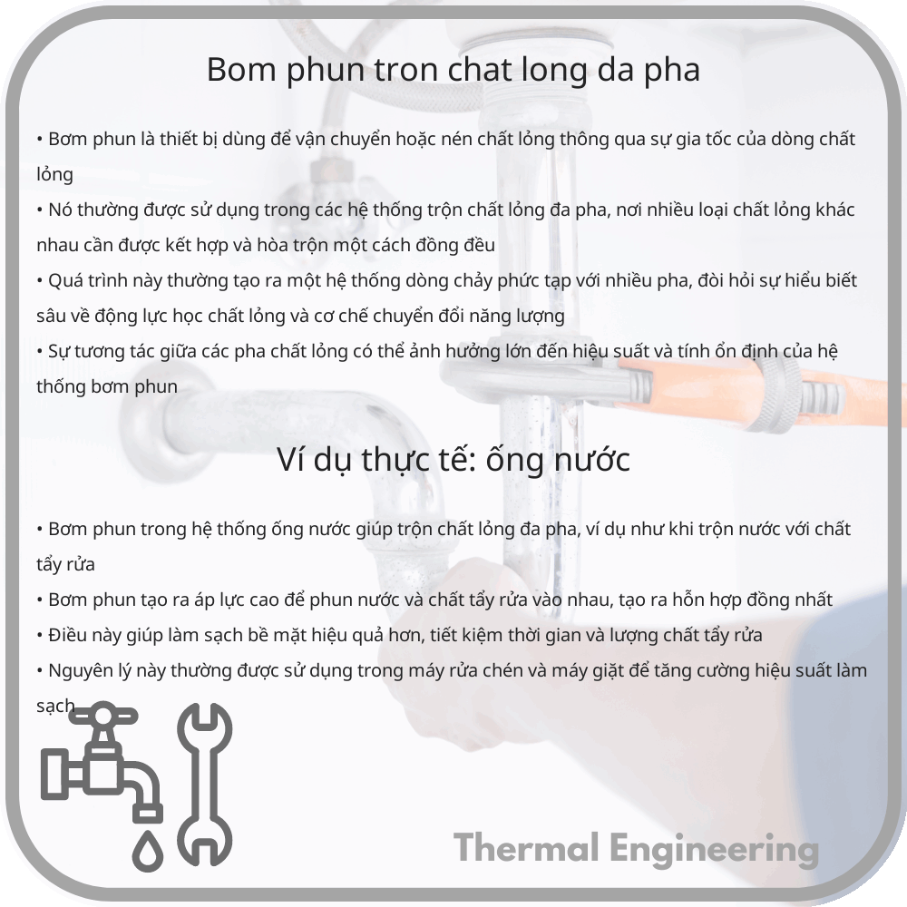 Bơm Phun | Trộn Chất Lỏng Đa Pha