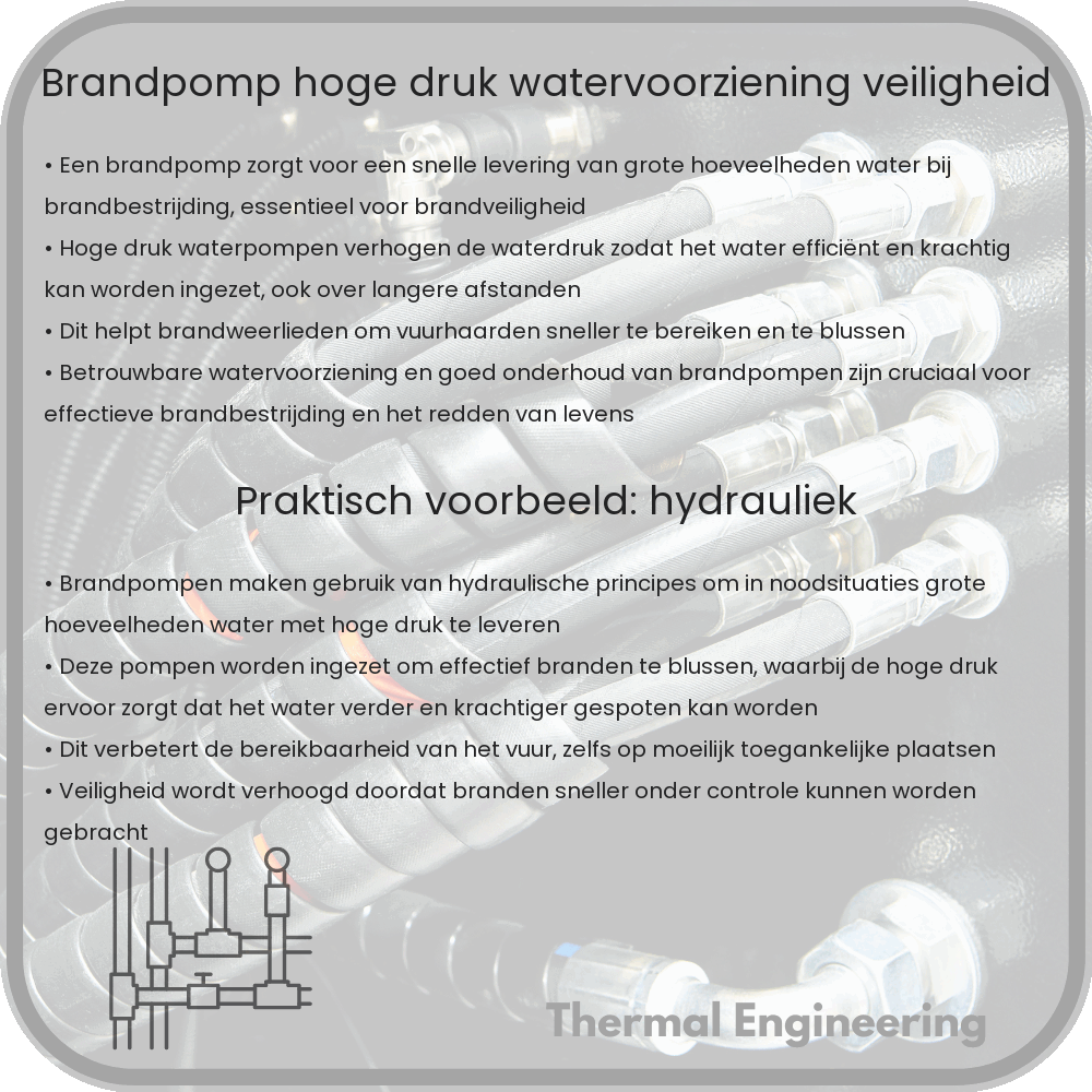 Brandpomp | Hoge Druk Watervoorziening & Veiligheid