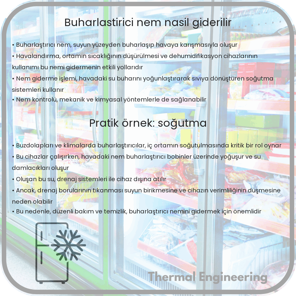 Buharlaştırıcı Nem Nasıl Giderilir?