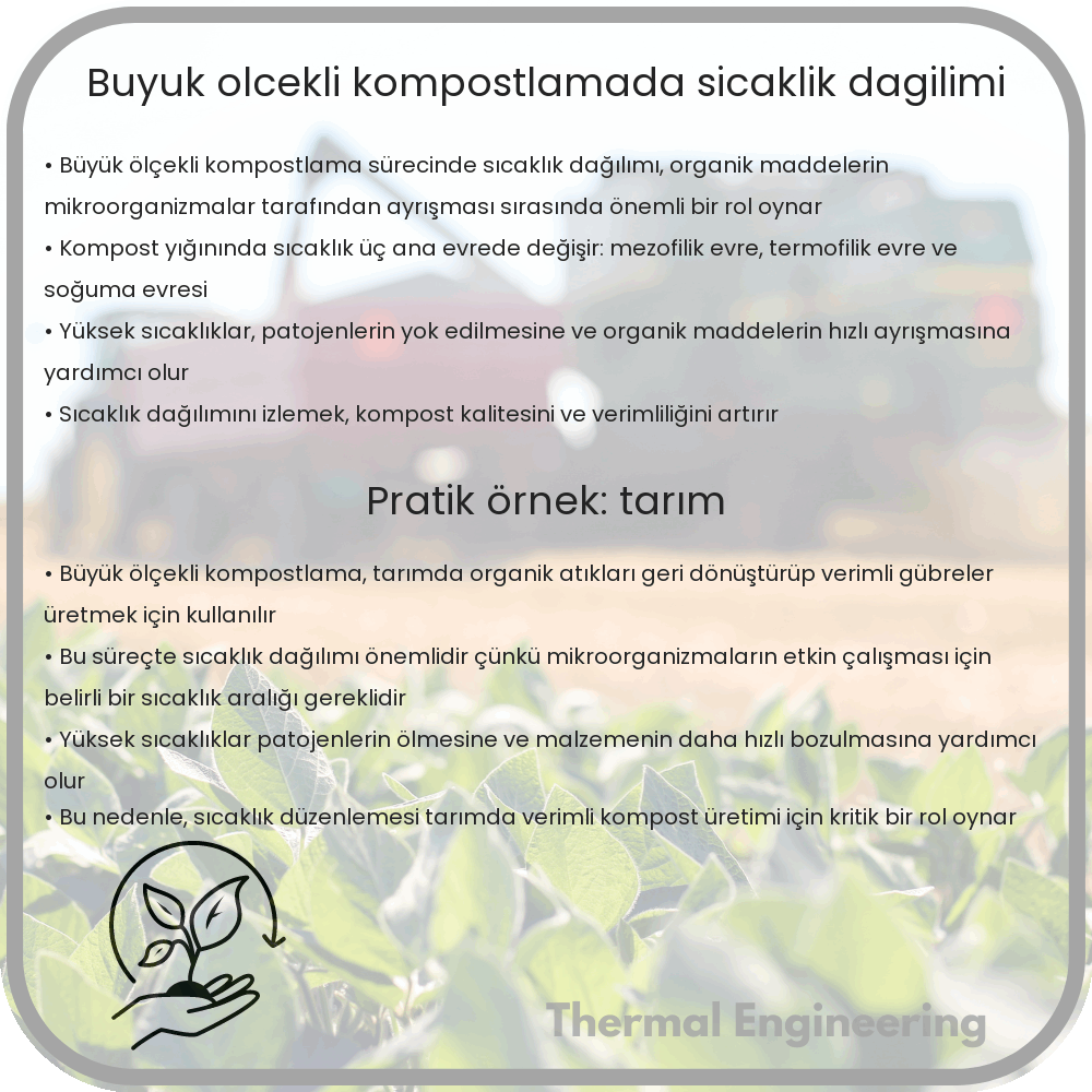 Büyük Ölçekli Kompostlamada Sıcaklık Dağılımı