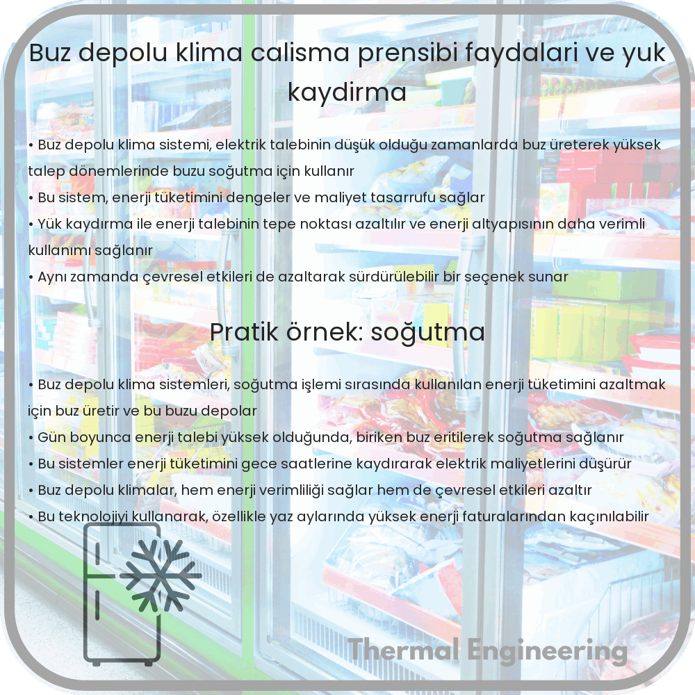 Buz Depolu Klima | Çalışma Prensibi, Faydaları ve Yük Kaydırma