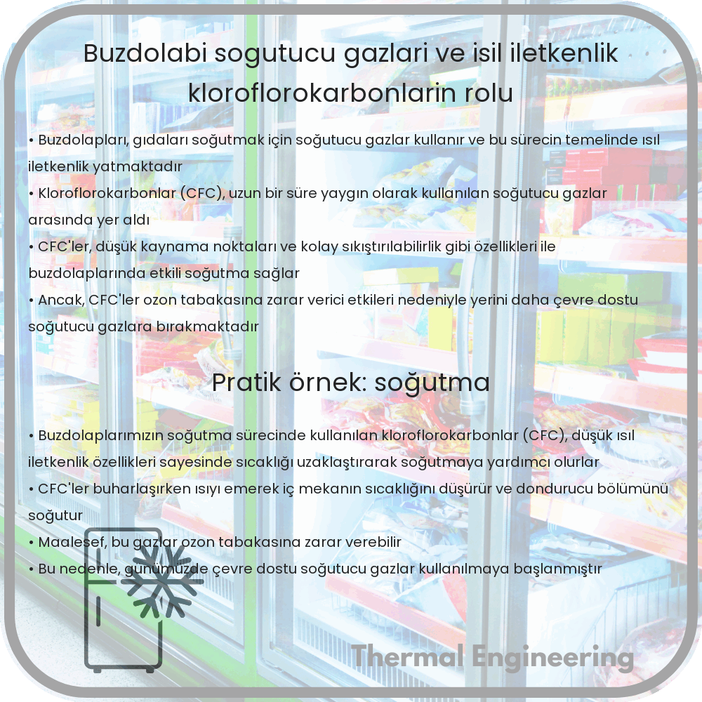 Buzdolabı Soğutucu Gazları ve Isıl İletkenlik: Kloroflorokarbonların Rolü