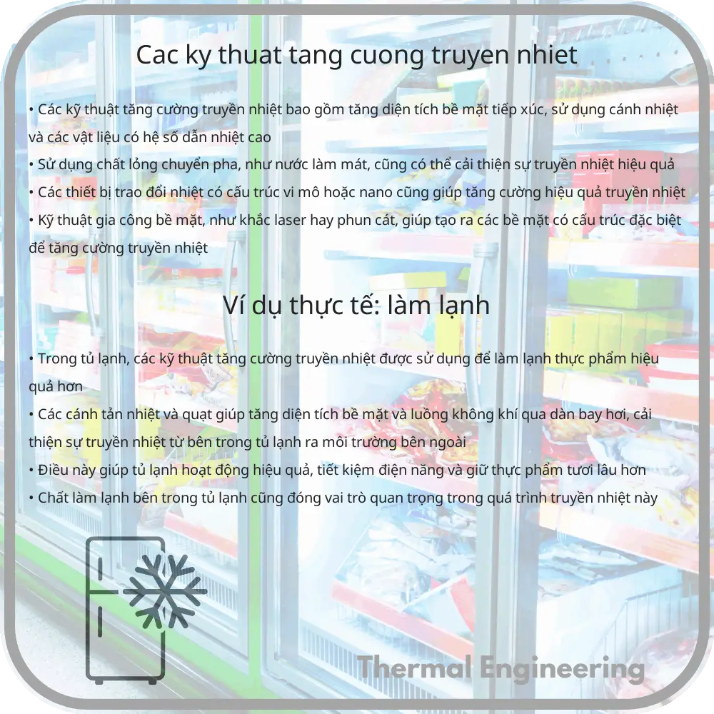 Các kỹ thuật tăng cường truyền nhiệt