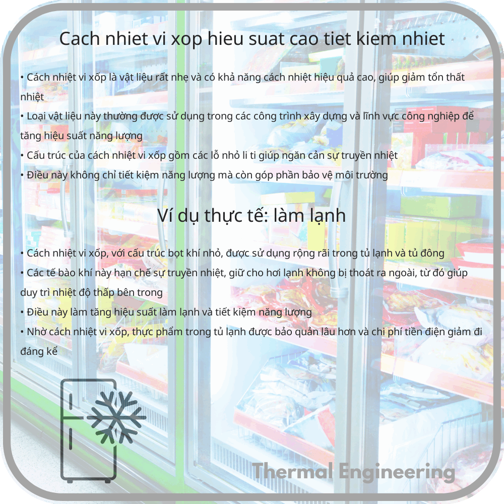 Cách nhiệt vi xốp | Hiệu suất cao, tiết kiệm nhiệt