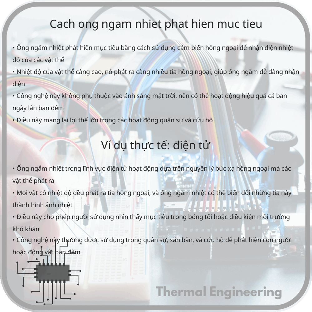 Cách ống ngắm nhiệt phát hiện mục tiêu