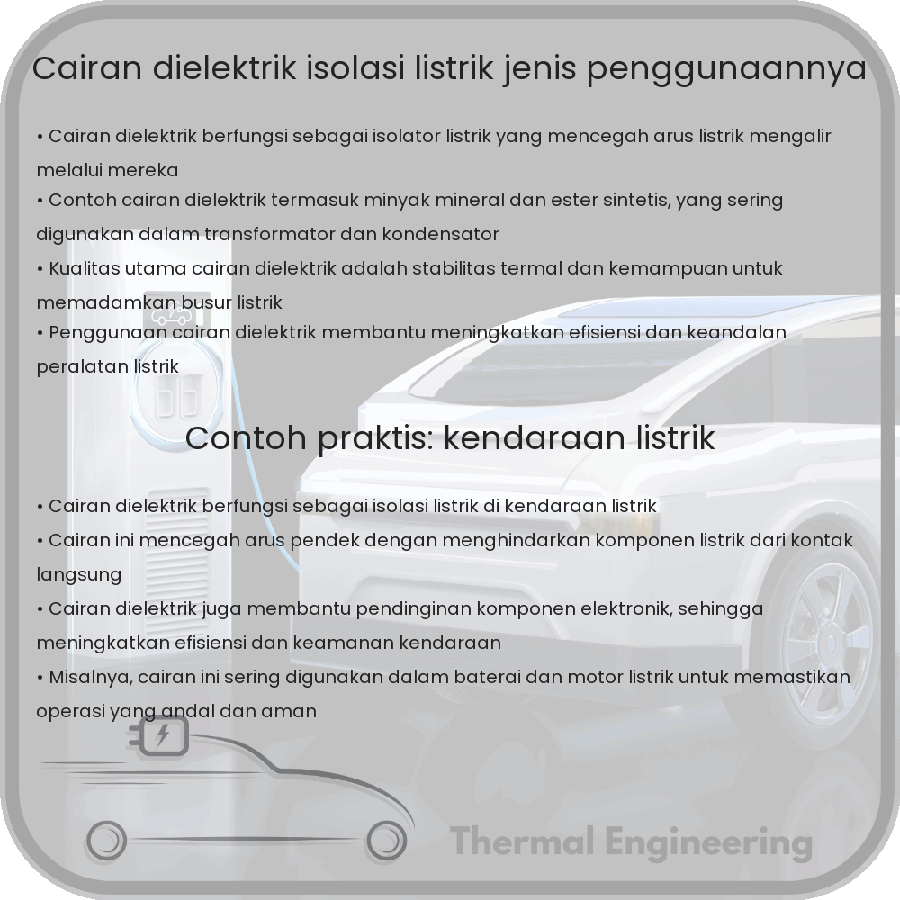 Cairan Dielektrik | Isolasi Listrik, Jenis & Penggunaannya