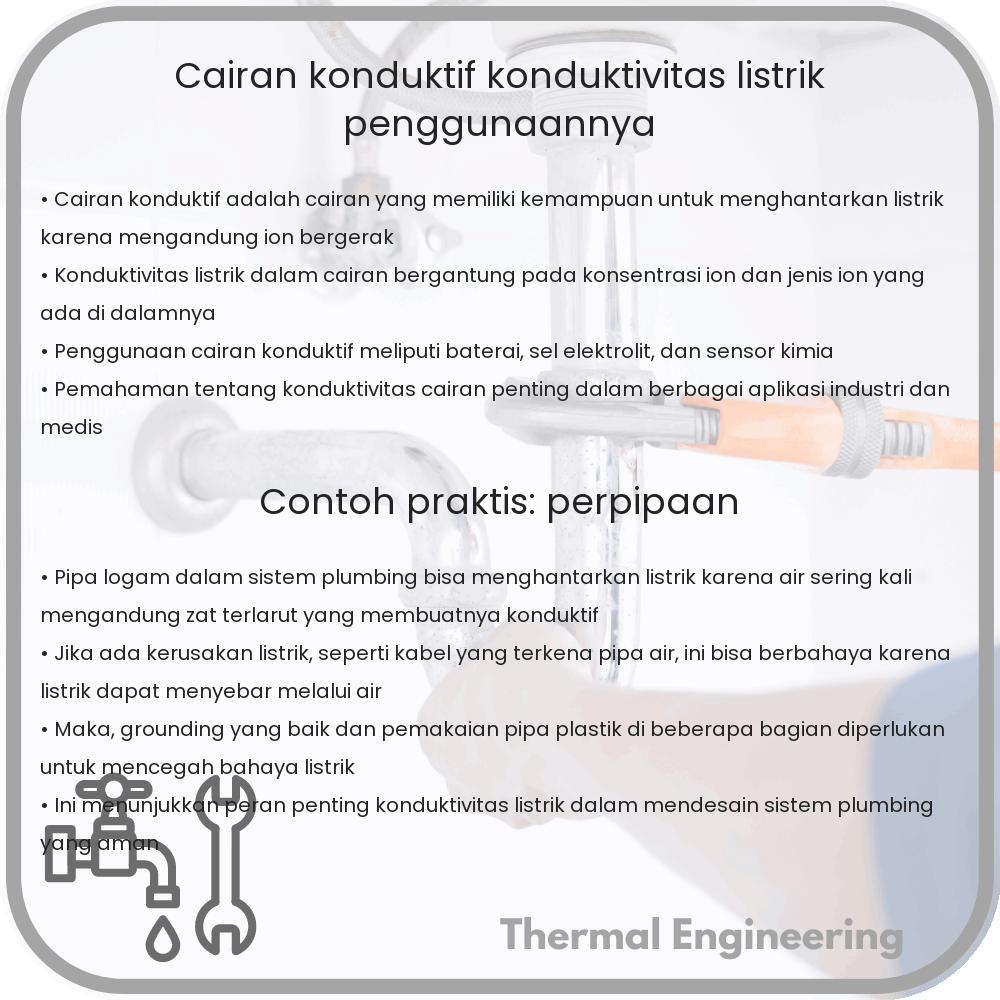 Cairan Konduktif | Konduktivitas Listrik & Penggunaannya