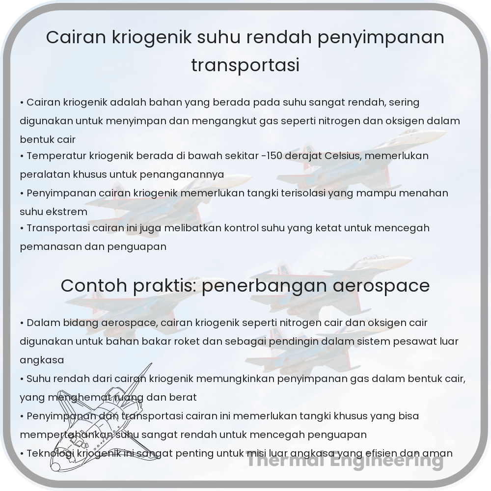 Cairan Kriogenik | Suhu Rendah, Penyimpanan & Transportasi