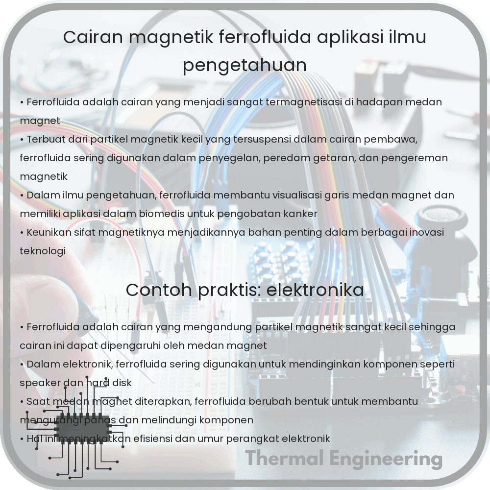 Cairan Magnetik | Ferrofluida, Aplikasi & Ilmu Pengetahuan
