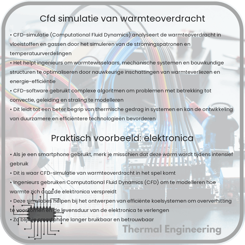 CFD-simulatie van warmteoverdracht