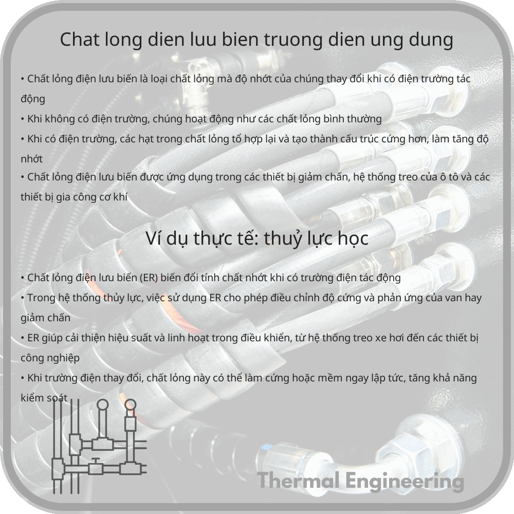 Chất Lỏng Điện Lưu Biến | Trường Điện & Ứng Dụng