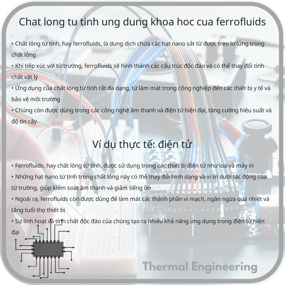 Chất Lỏng Từ Tính | Ứng Dụng & Khoa Học Của Ferrofluids