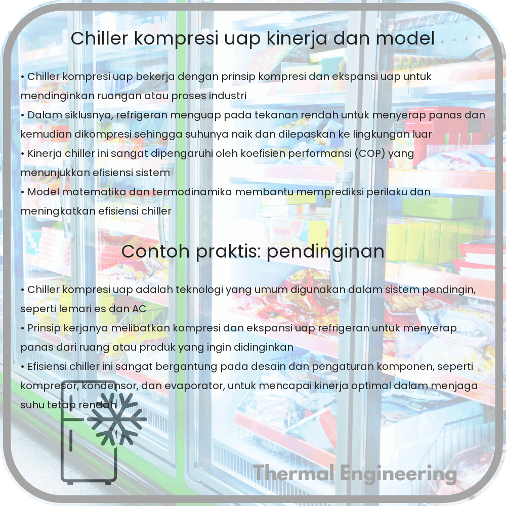 Chiller Kompresi Uap | Kinerja dan Model