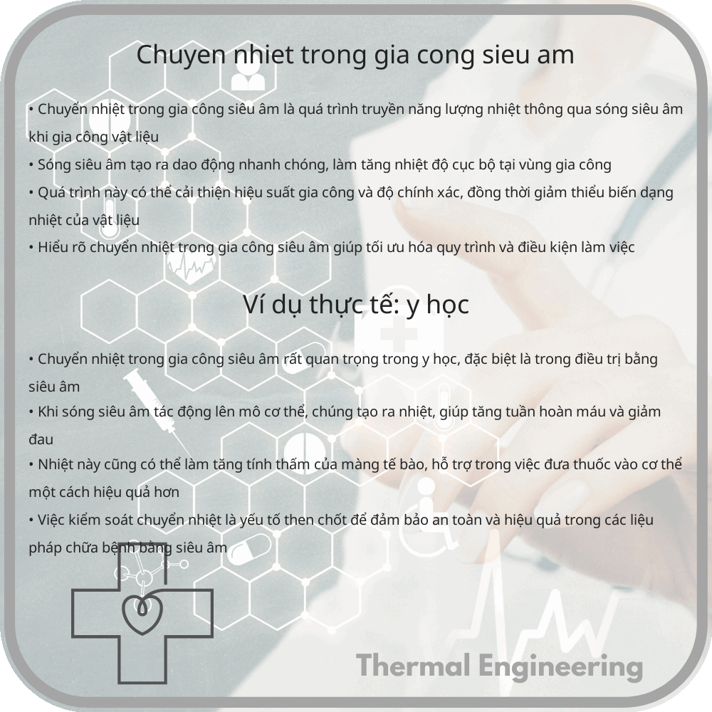 Chuyển nhiệt trong gia công siêu âm