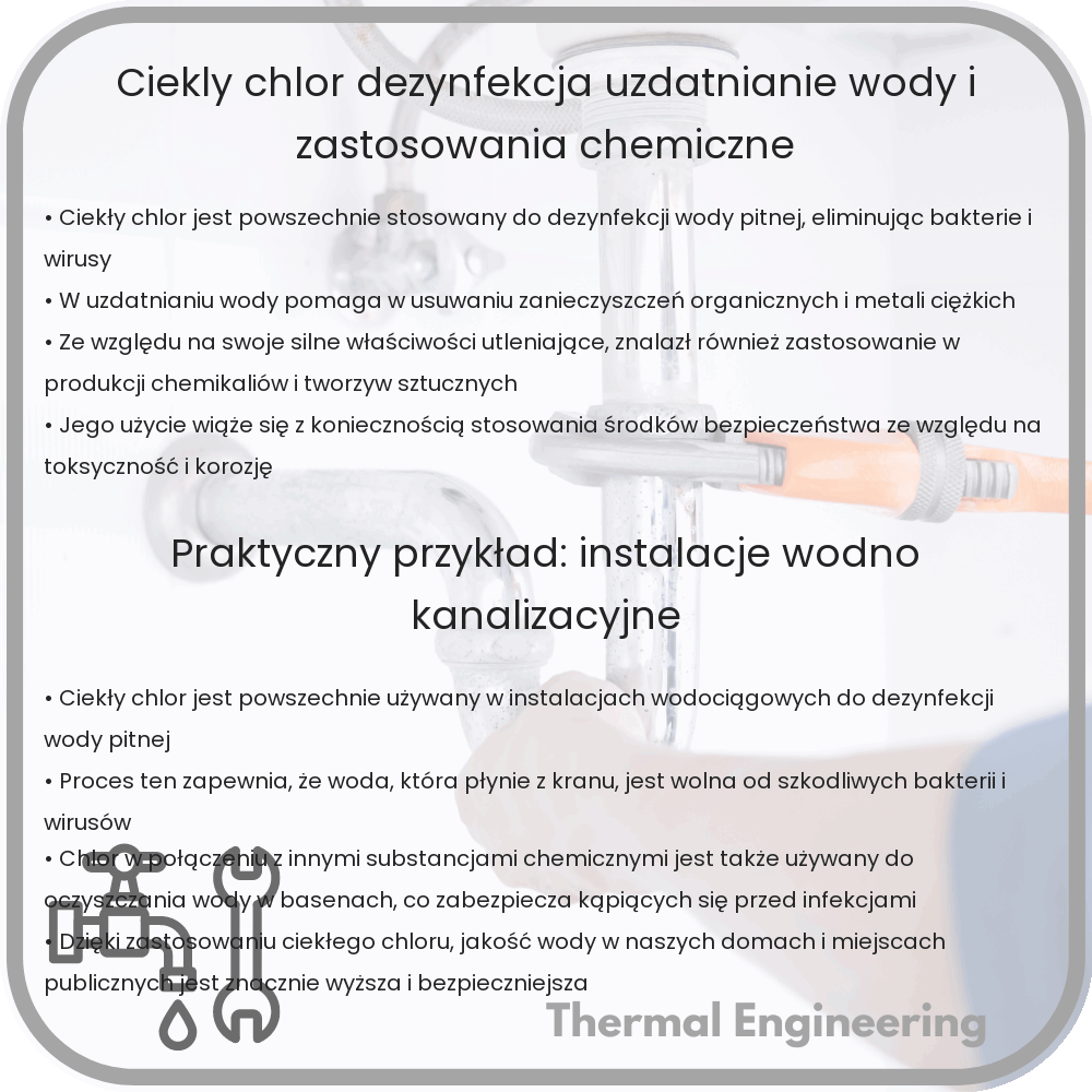 Ciekły Chlor | Dezynfekcja, Uzdatnianie Wody i Zastosowania Chemiczne