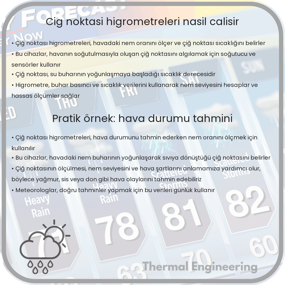Çiğ Noktası Higrometreleri Nasıl Çalışır?