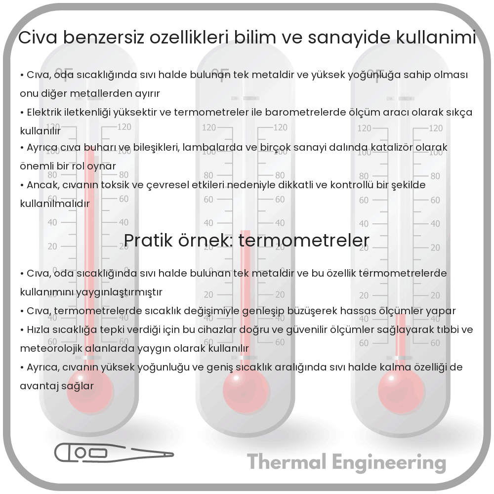 Cıva | Benzersiz Özellikleri, Bilim ve Sanayide Kullanımı