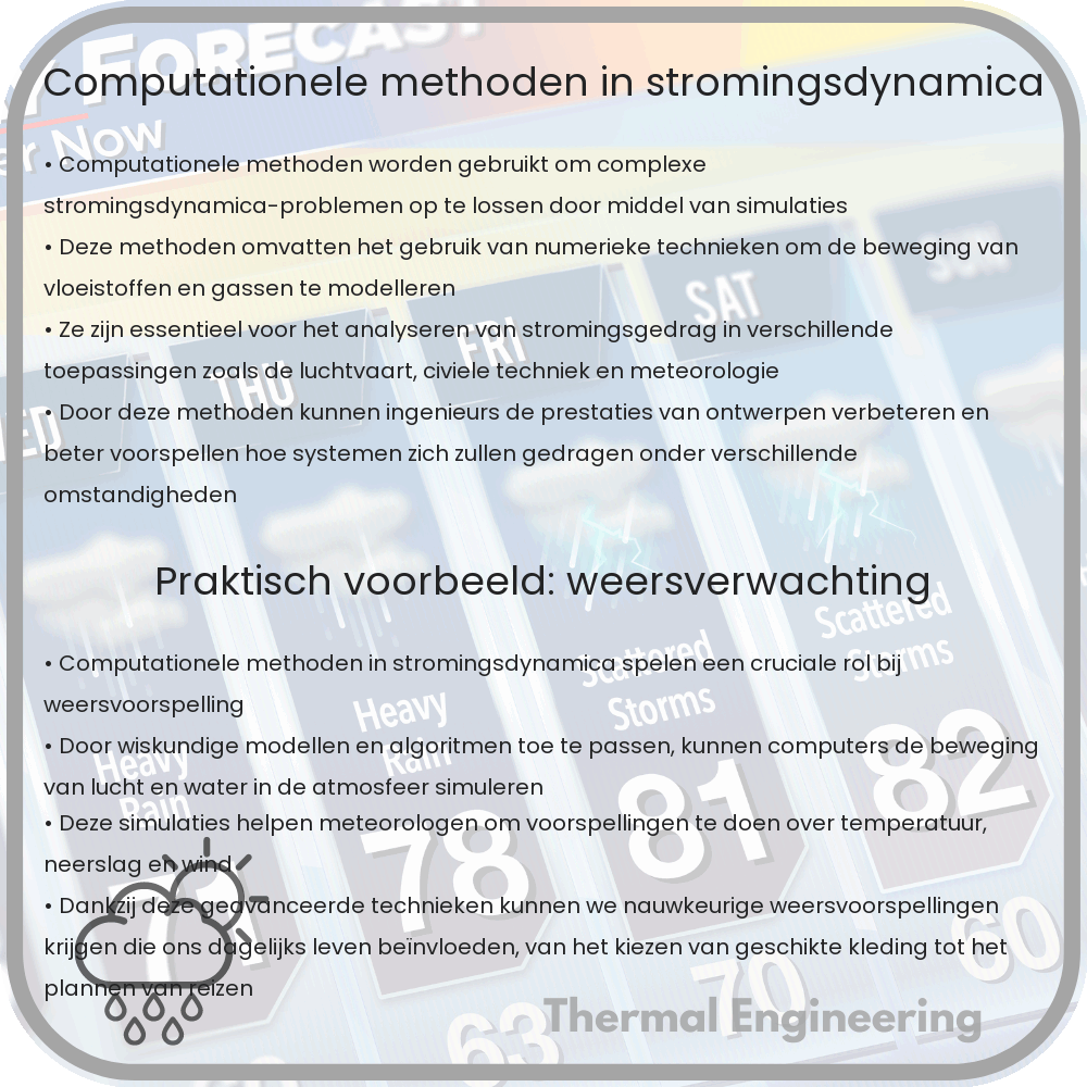 Computationele methoden in stromingsdynamica