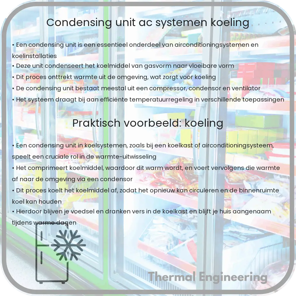 Condensing Unit | AC-systemen & Koeling