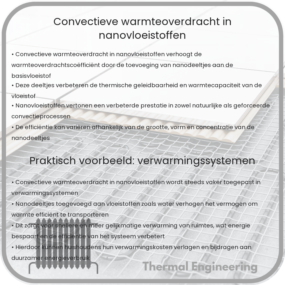Convectieve warmteoverdracht in nanovloeistoffen