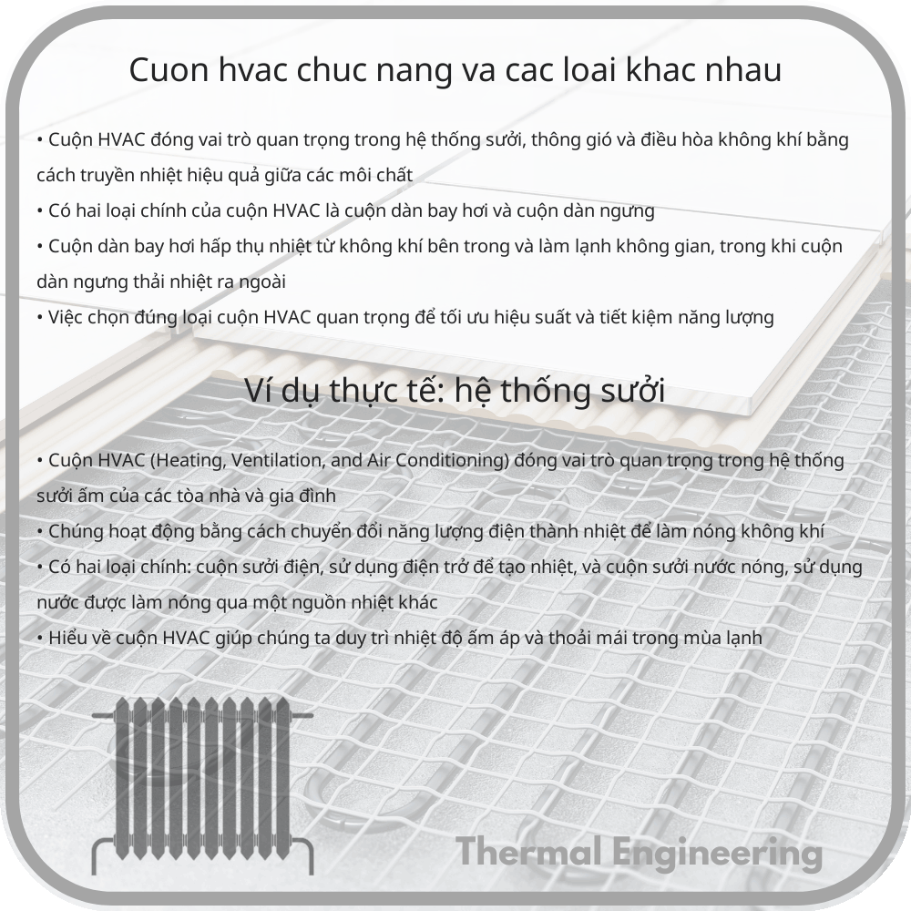 Cuộn HVAC | Chức Năng và Các Loại Khác Nhau