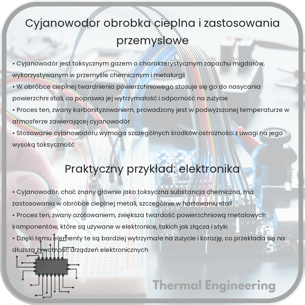 Cyjanowodór | Obróbka Cieplna i Zastosowania Przemysłowe