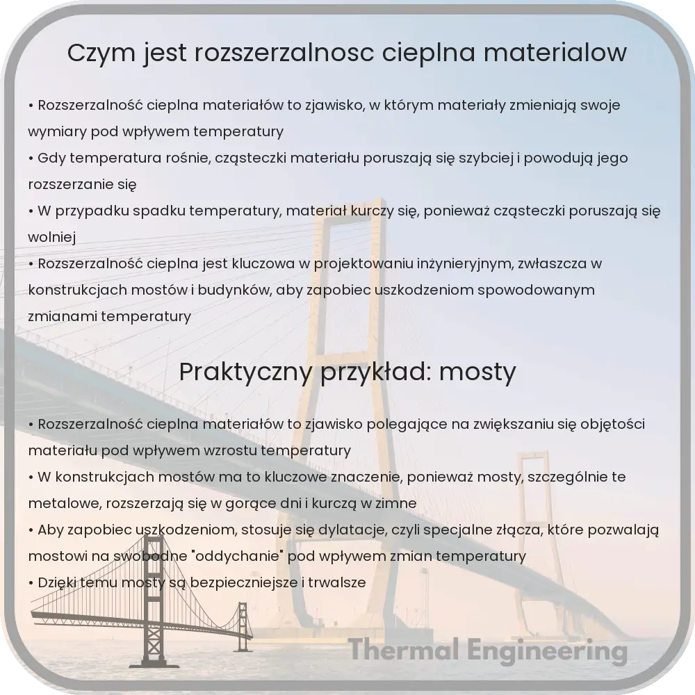 Czym jest rozszerzalność cieplna materiałów?