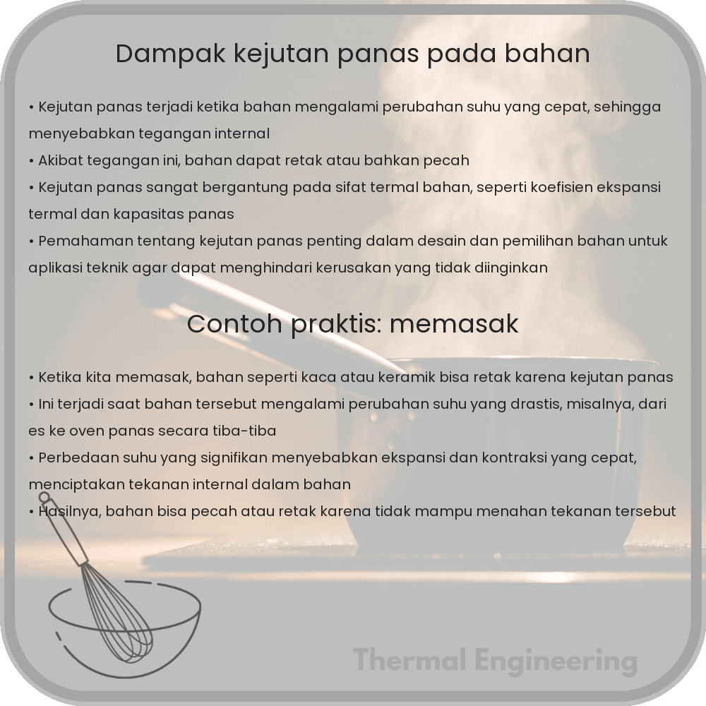Dampak Kejutan Panas pada Bahan