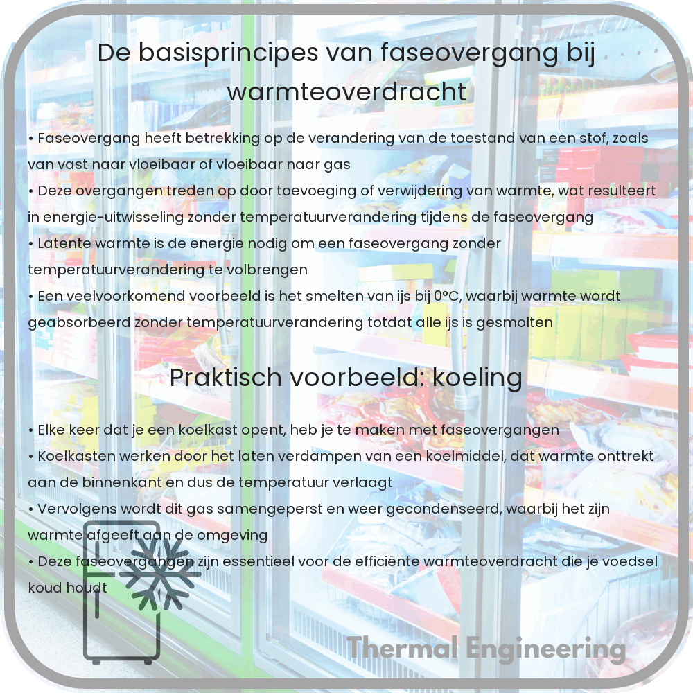 De Basisprincipes van Faseovergang bij Warmteoverdracht