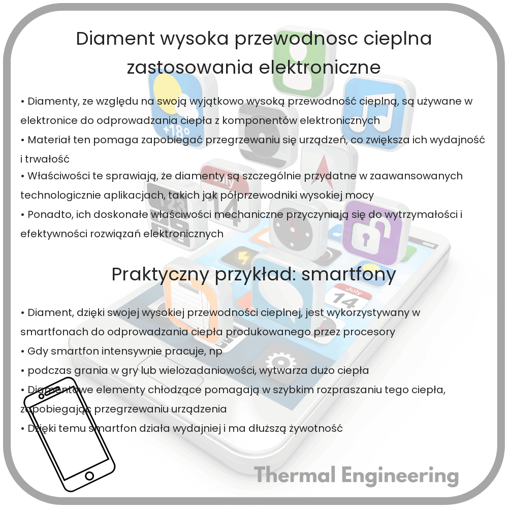 Diament | Wysoka przewodność cieplna, zastosowania elektroniczne