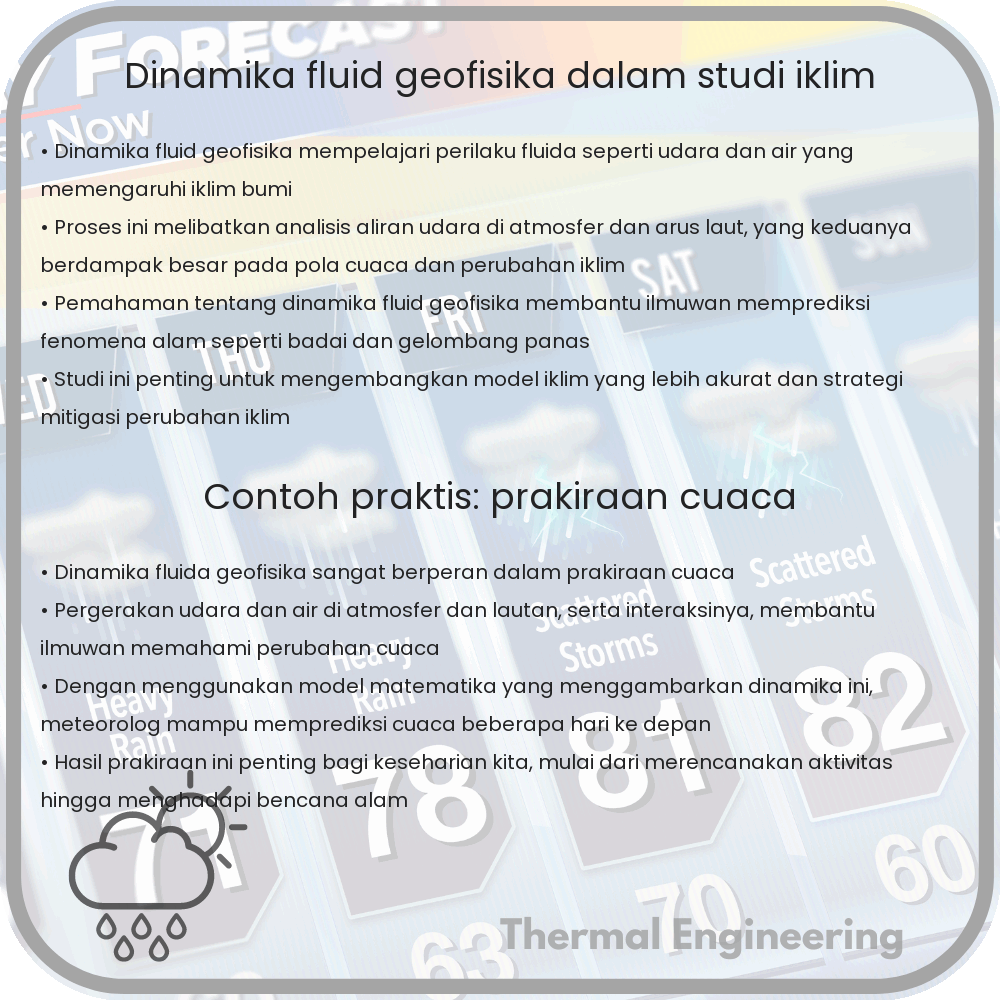 Dinamika Fluid Geofisika dalam Studi Iklim