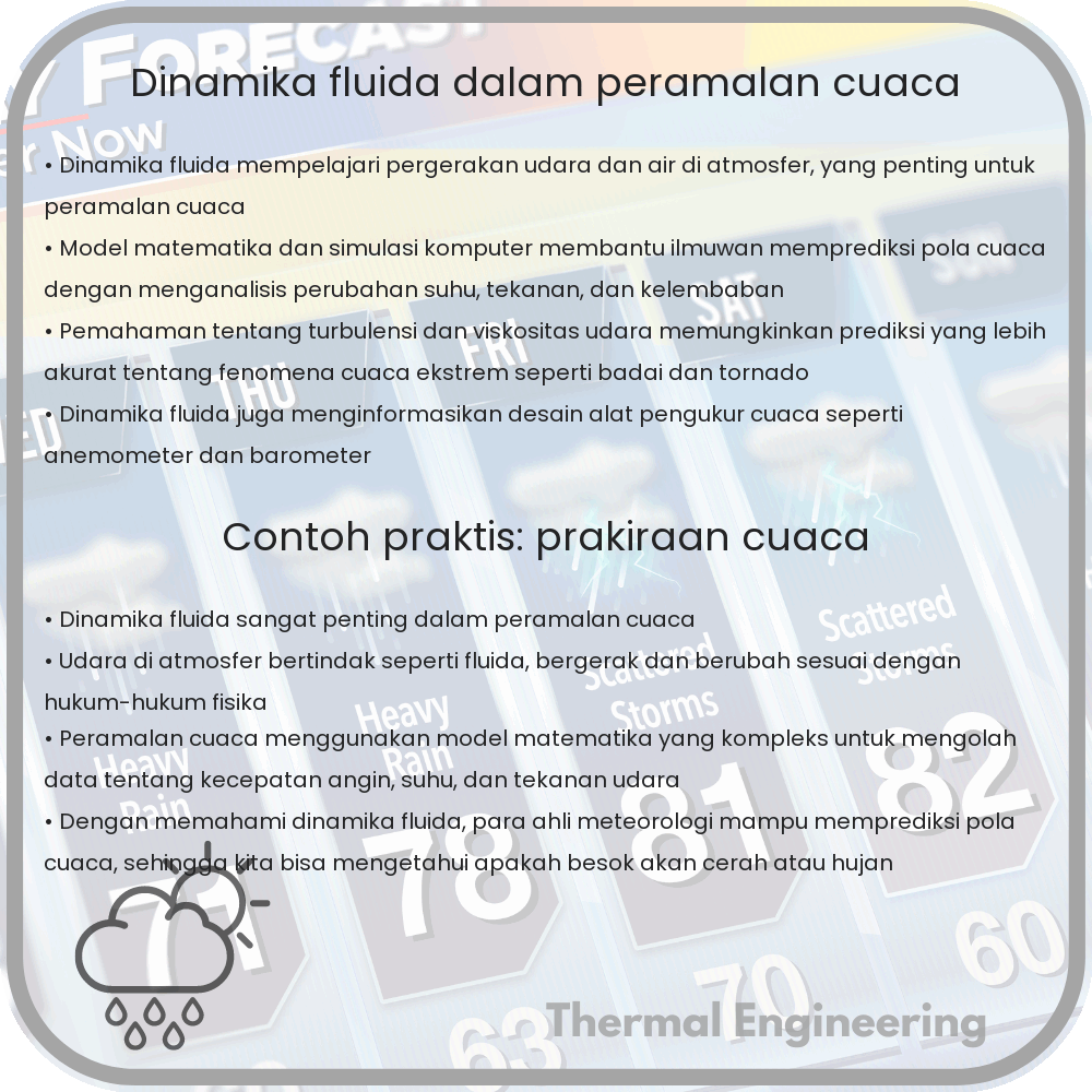 Dinamika Fluida dalam Peramalan Cuaca