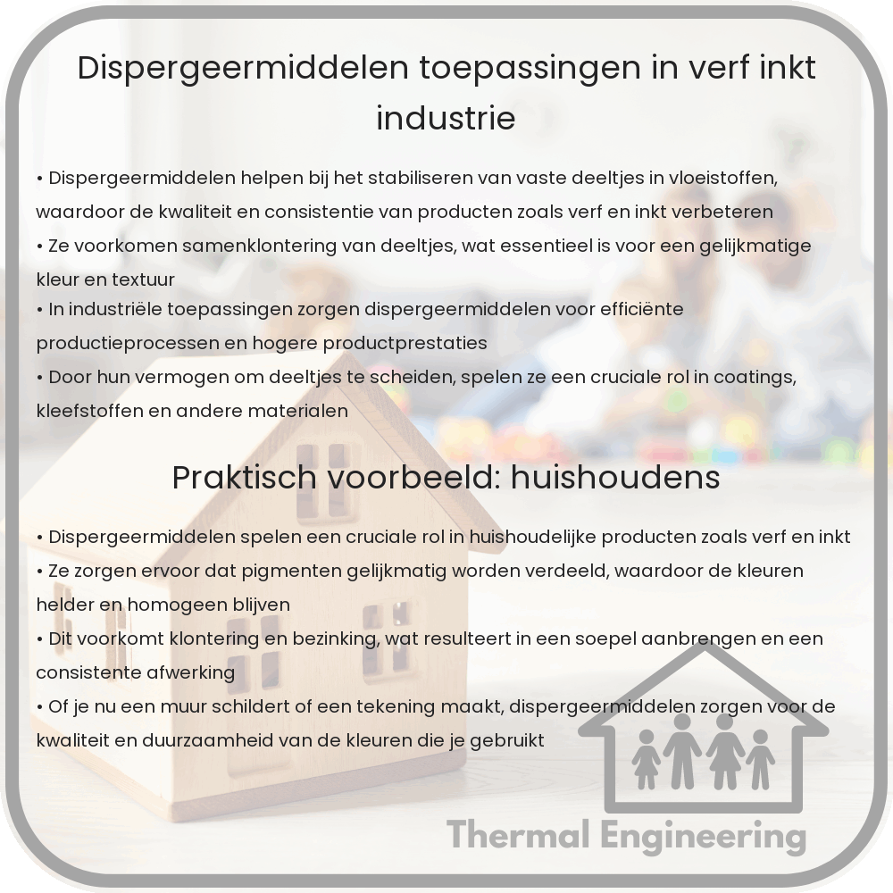 Dispergeermiddelen | Toepassingen in Verf, Inkt & Industrie