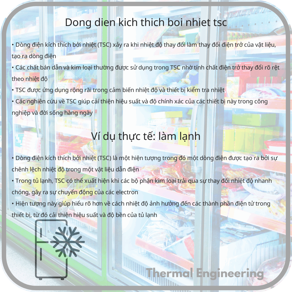 Dòng điện kích thích bởi nhiệt (TSC)