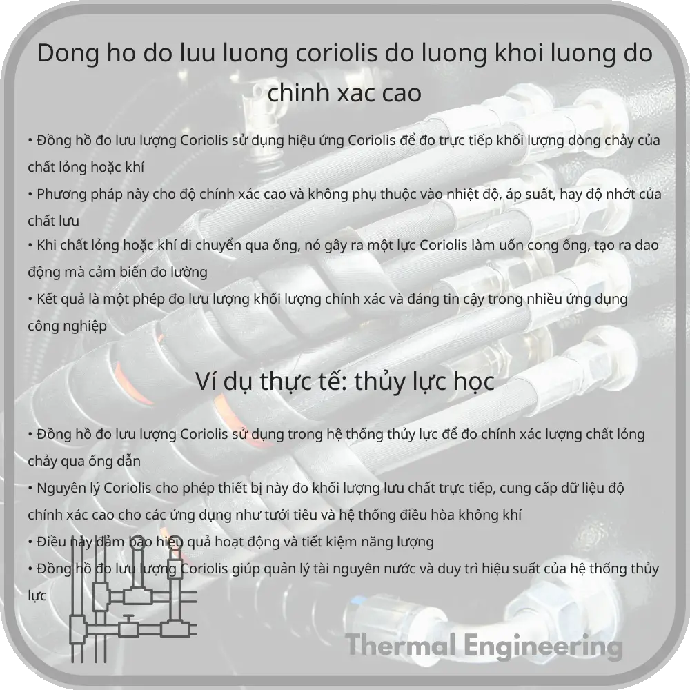 Đồng Hồ Đo Lưu Lượng Coriolis | Đo Lường Khối Lượng, Độ Chính Xác Cao