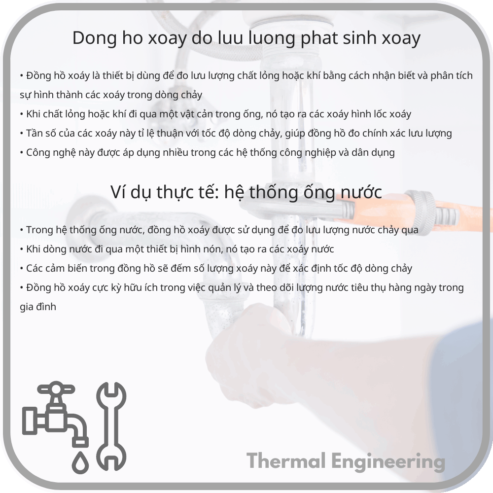 Đồng hồ xoáy | Đo lưu lượng, Phát sinh xoáy
