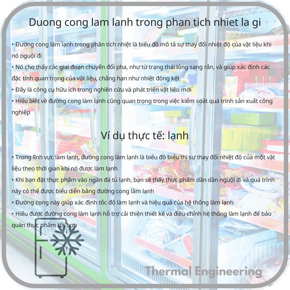 Đường Cong Làm Lạnh Trong Phân Tích Nhiệt Là Gì?