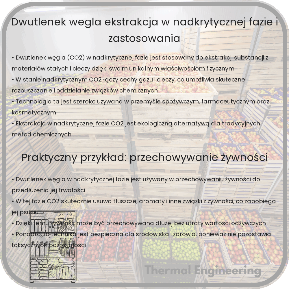 Dwutlenek Węgla | Ekstrakcja w Nadkrytycznej Fazie i Zastosowania