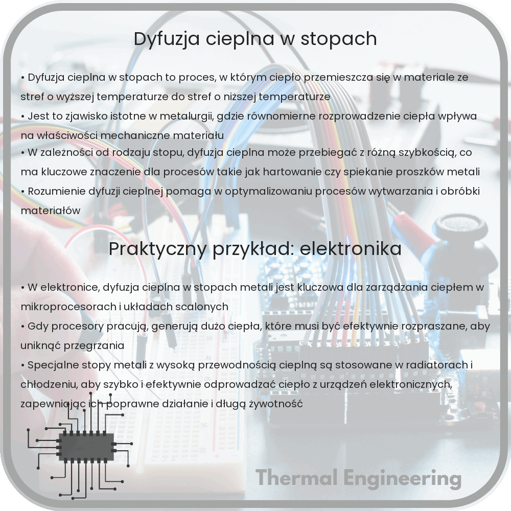 Dyfuzja cieplna w stopach